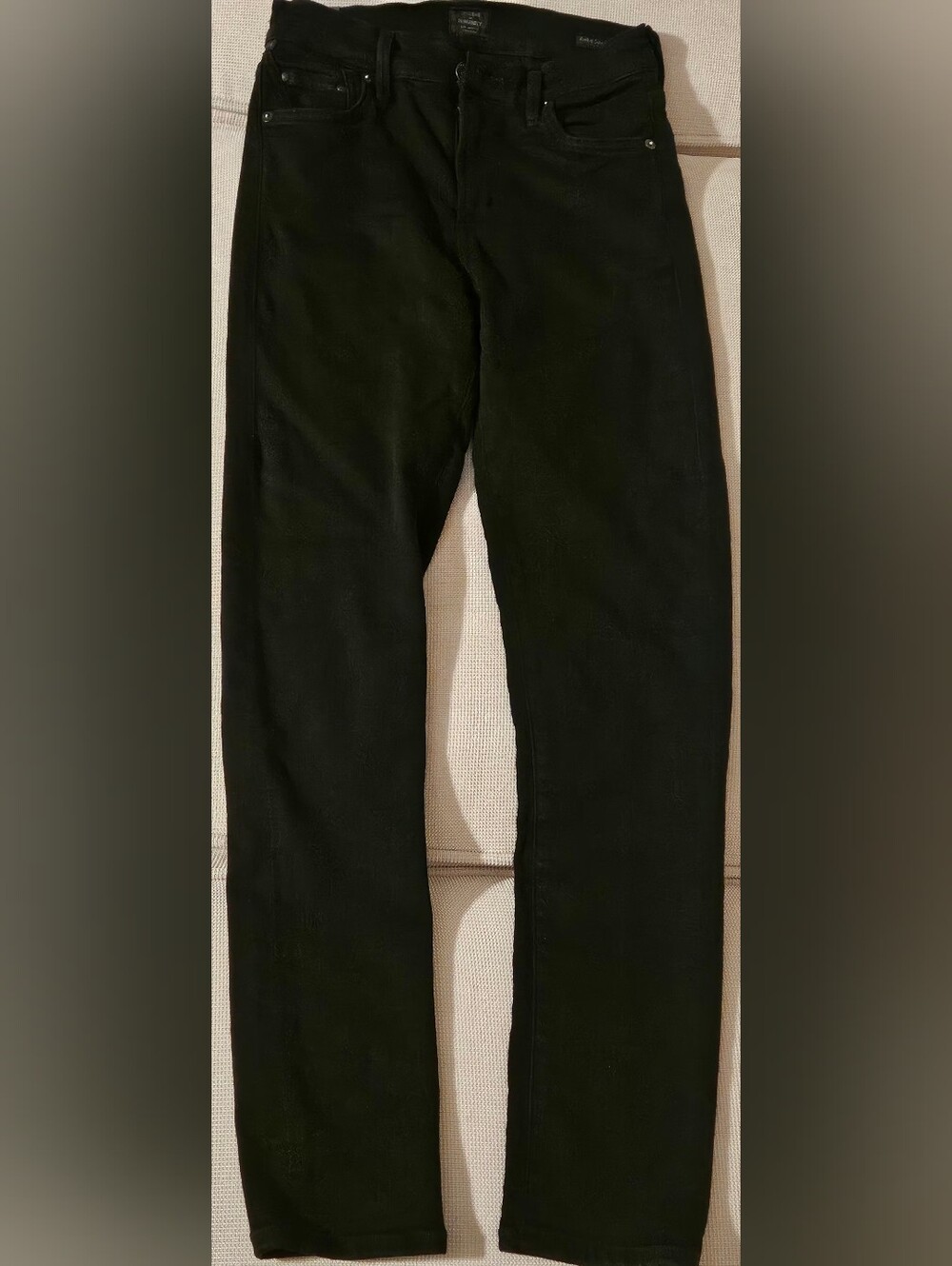 Citizens of Humanity Rocket Crop Skinny Black High Rise Denim Jeans Size 27